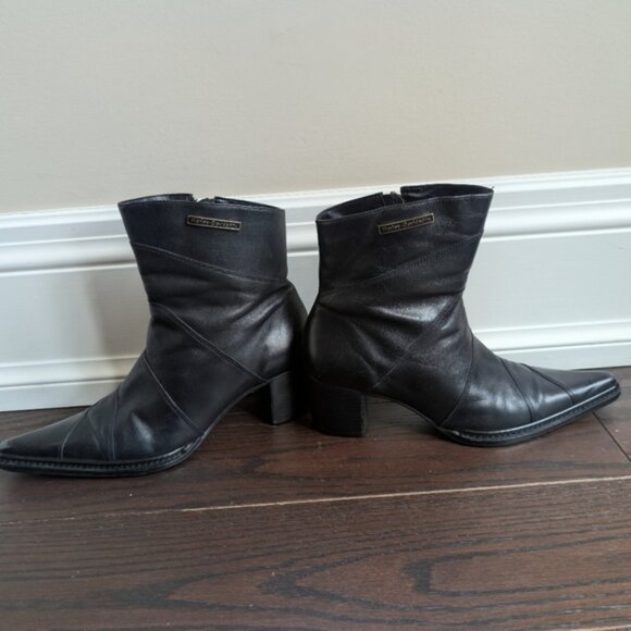 Harley Davidson Black Ankle Boots - Picture 5 of 9